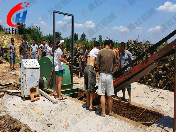 江蘇木屑加工客戶現(xiàn)場